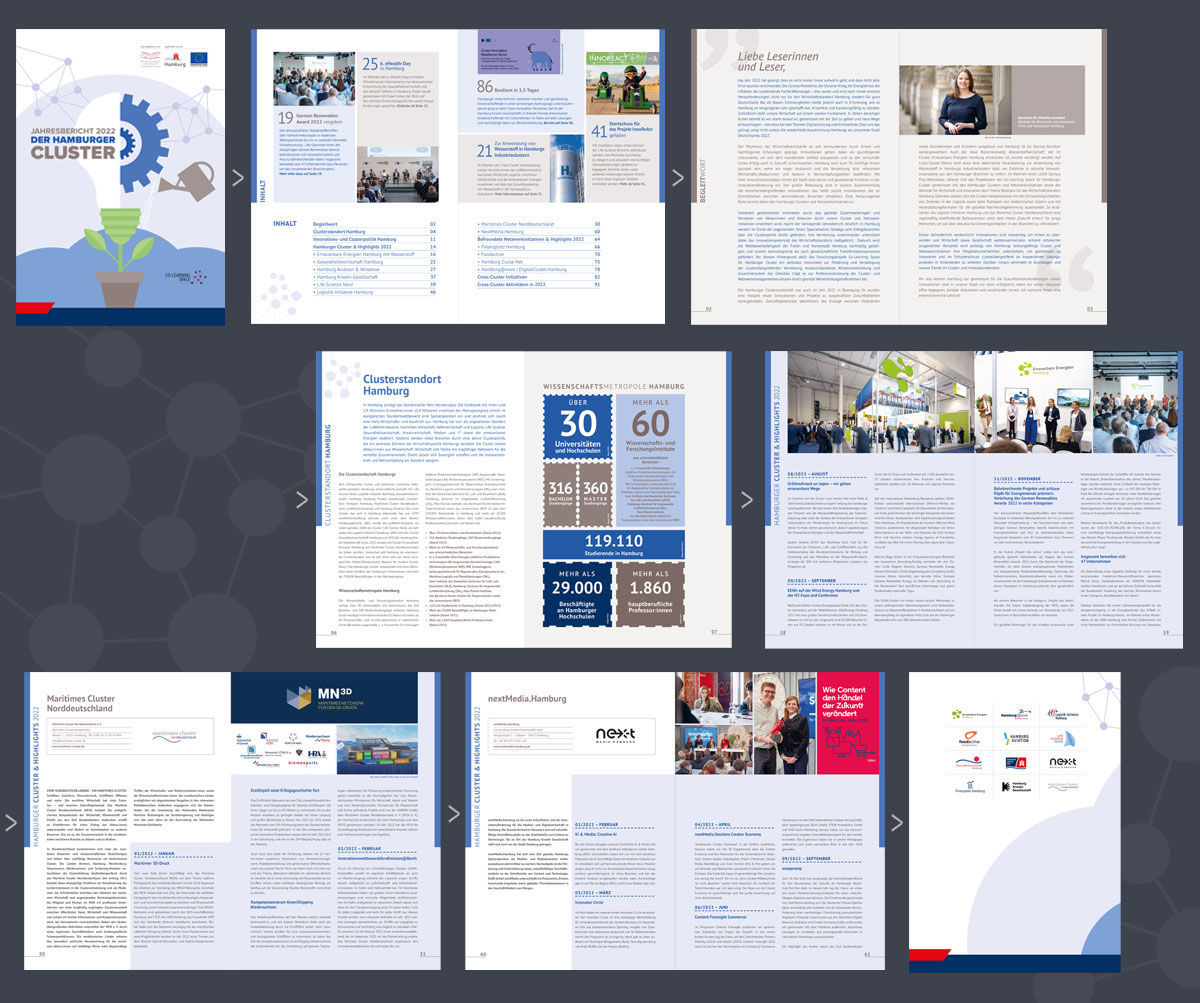 Jahresbericht – Konzept und Gestaltung