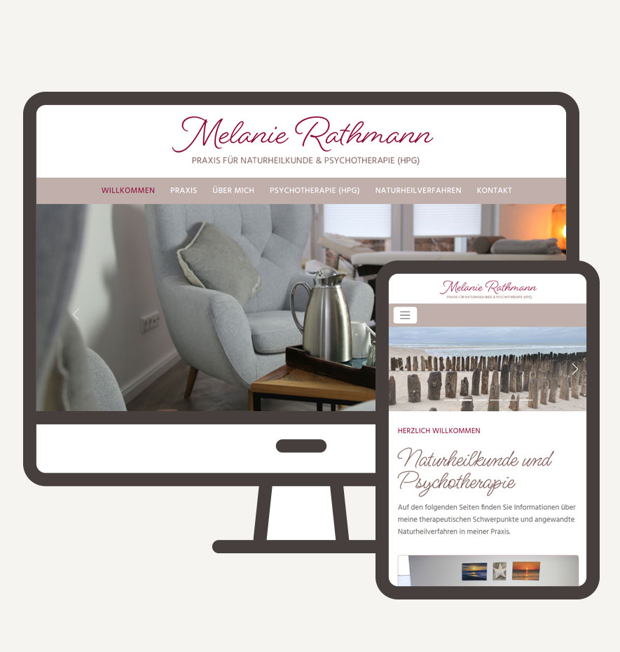 Naturheilpraxis Melanie Rathmann - Webdesign